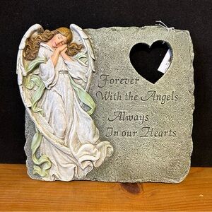Angel Memorial plaque, Christian love and faith